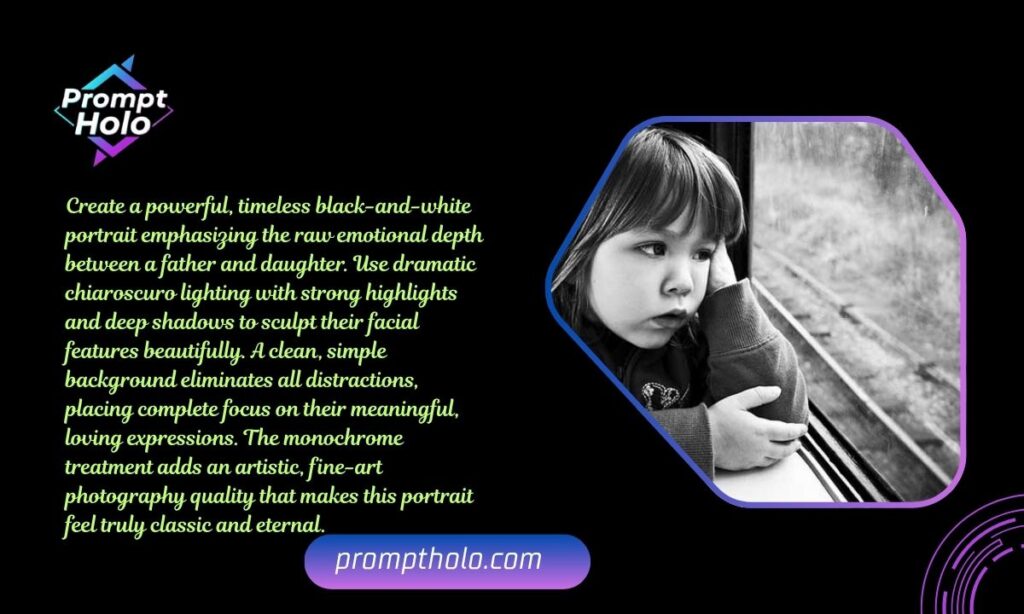 _Black and White Emotional Portrait