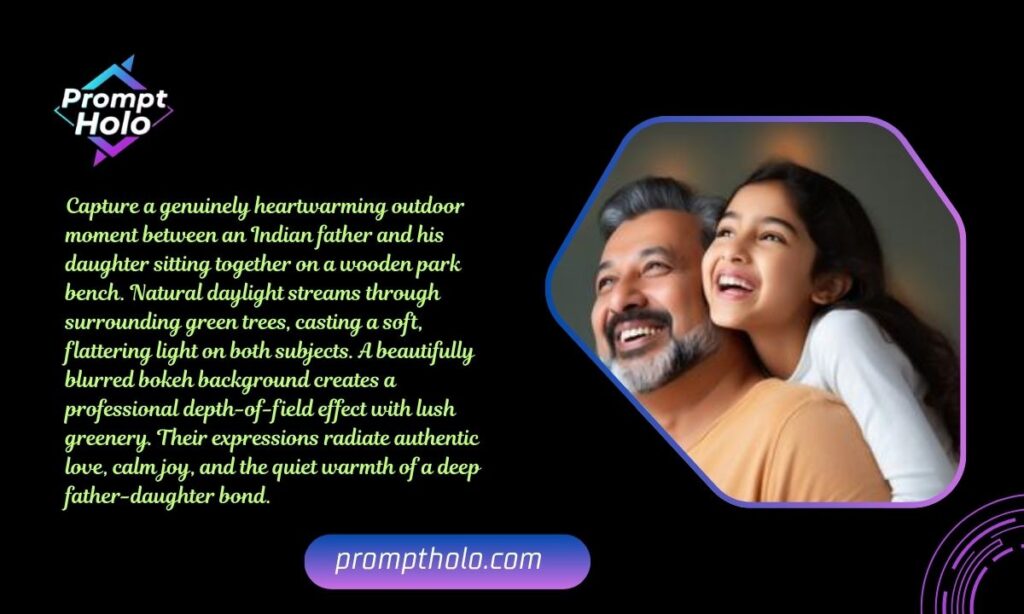 _ Natural Father and Daughter Portrait
