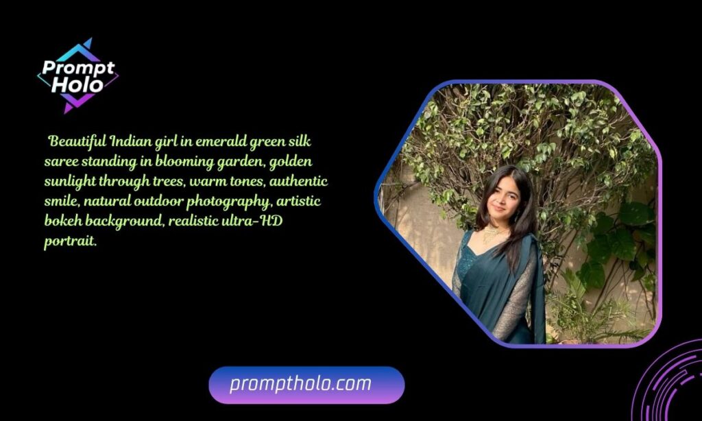 Outdoor Saree Photography Prompt