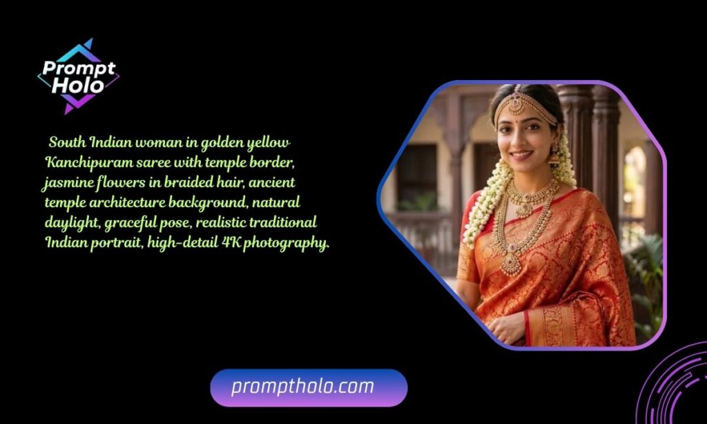 South Indian Temple Look Prompt