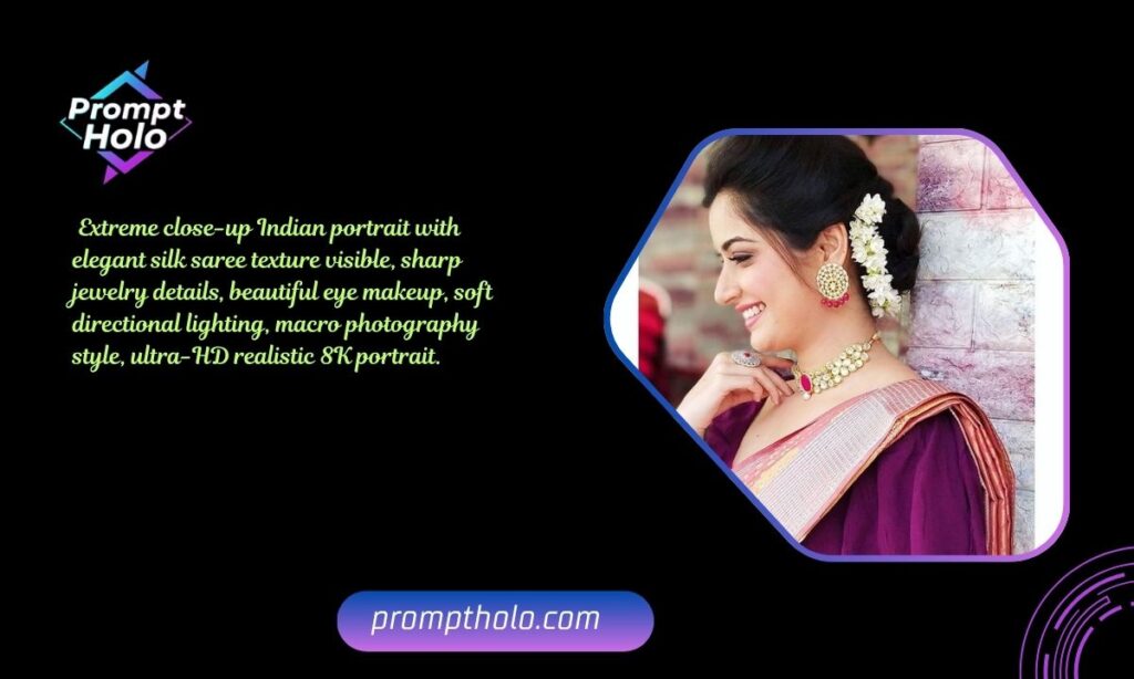 Ultra-HD Saree Close-Up Photography