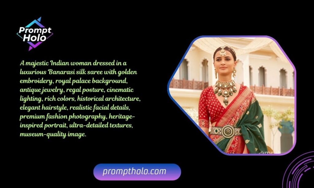 Royal Heritage Saree Look