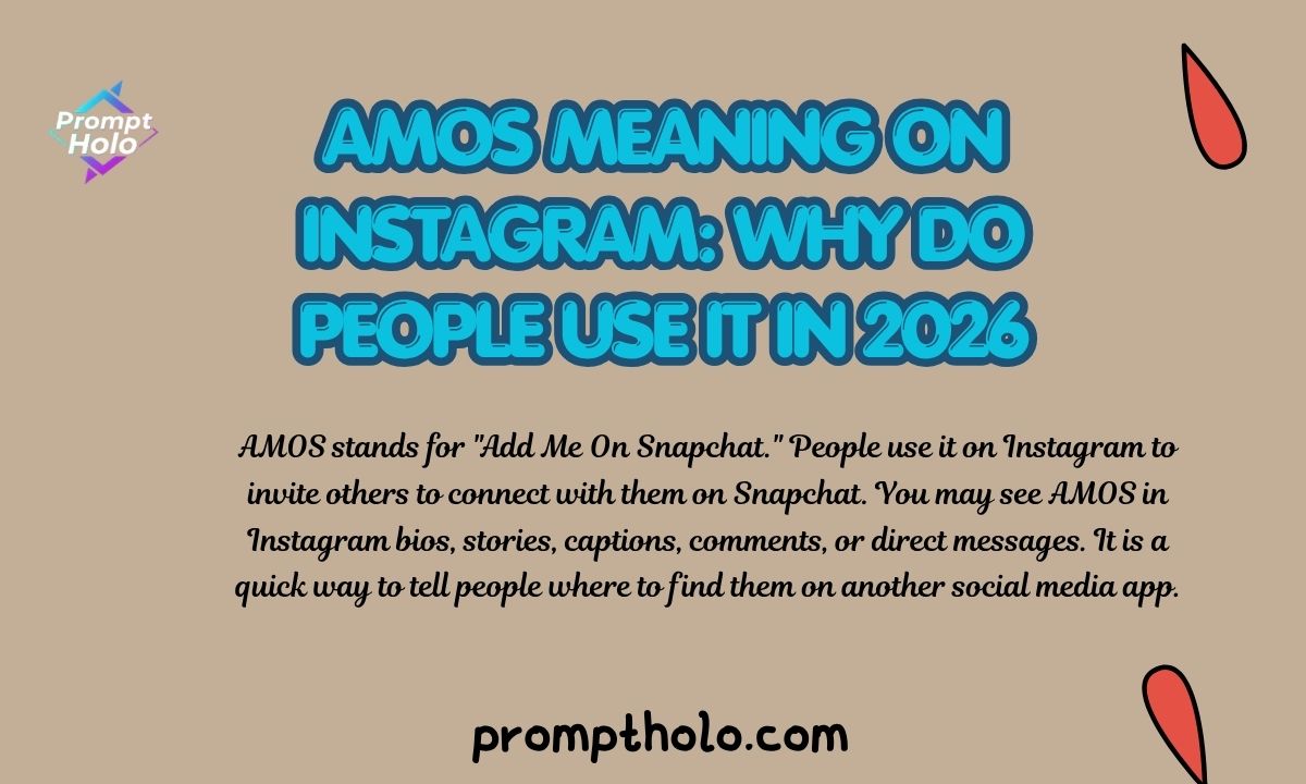 AMOS Meaning on Instagram Why Do People Use It in 2026