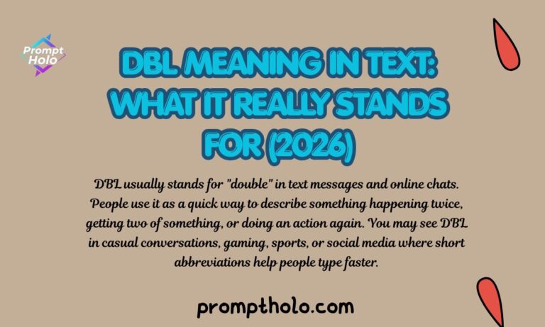 DBL Meaning in Text What It Really Stands For (2026)