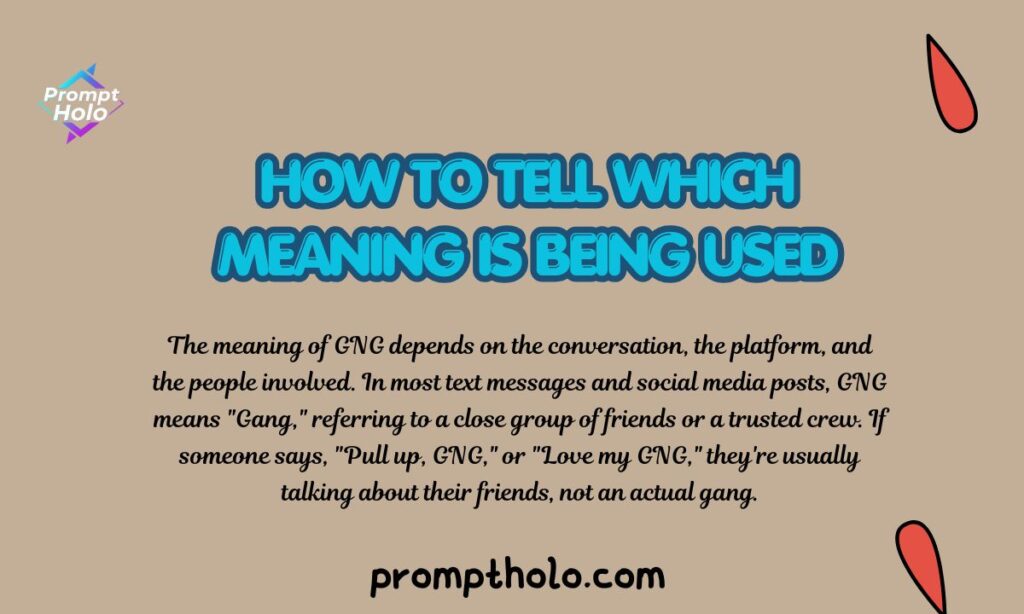 How to Tell Which Meaning Is Being Used