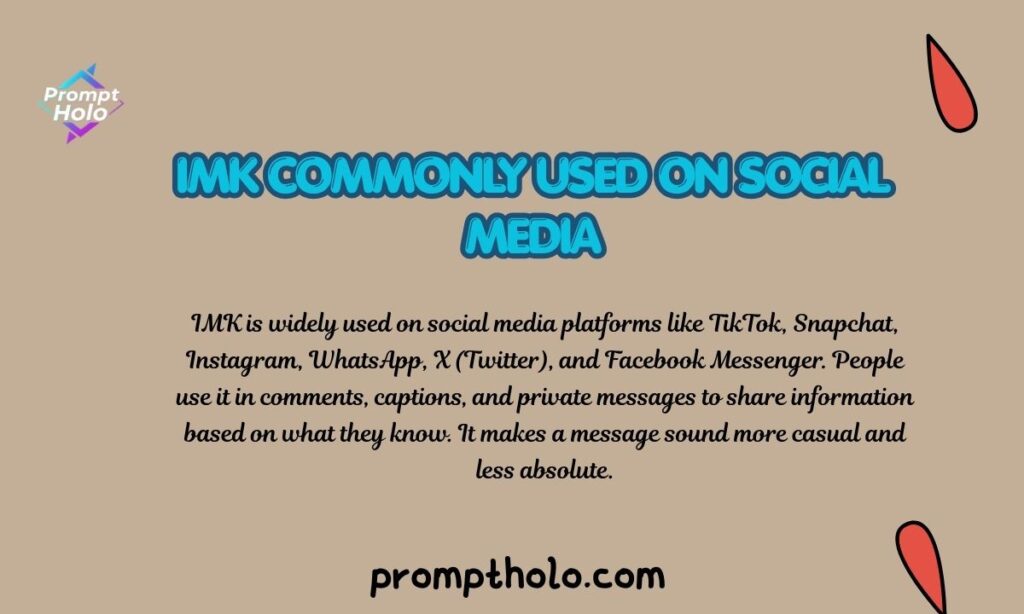 IMK Commonly Used on Social Media
