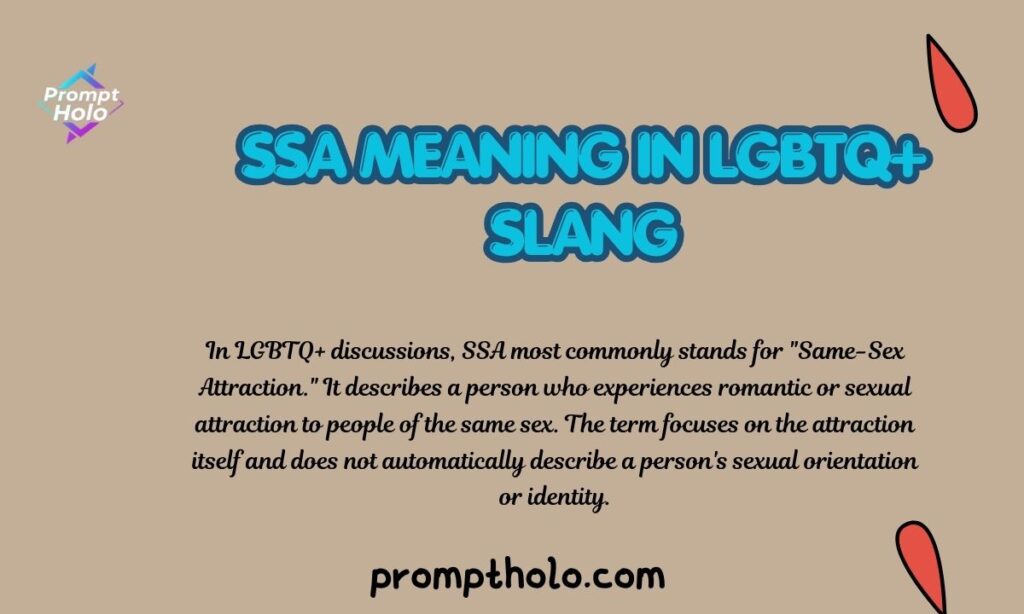 SSA Meaning in LGBTQ+ Slang