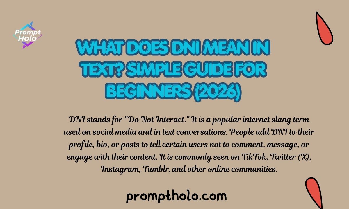 What Does DNI Mean in Text Simple Guide for Beginners (2026)