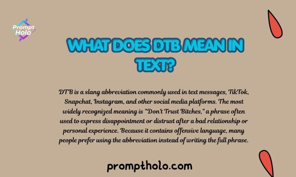 What Does DTB Mean in Text
