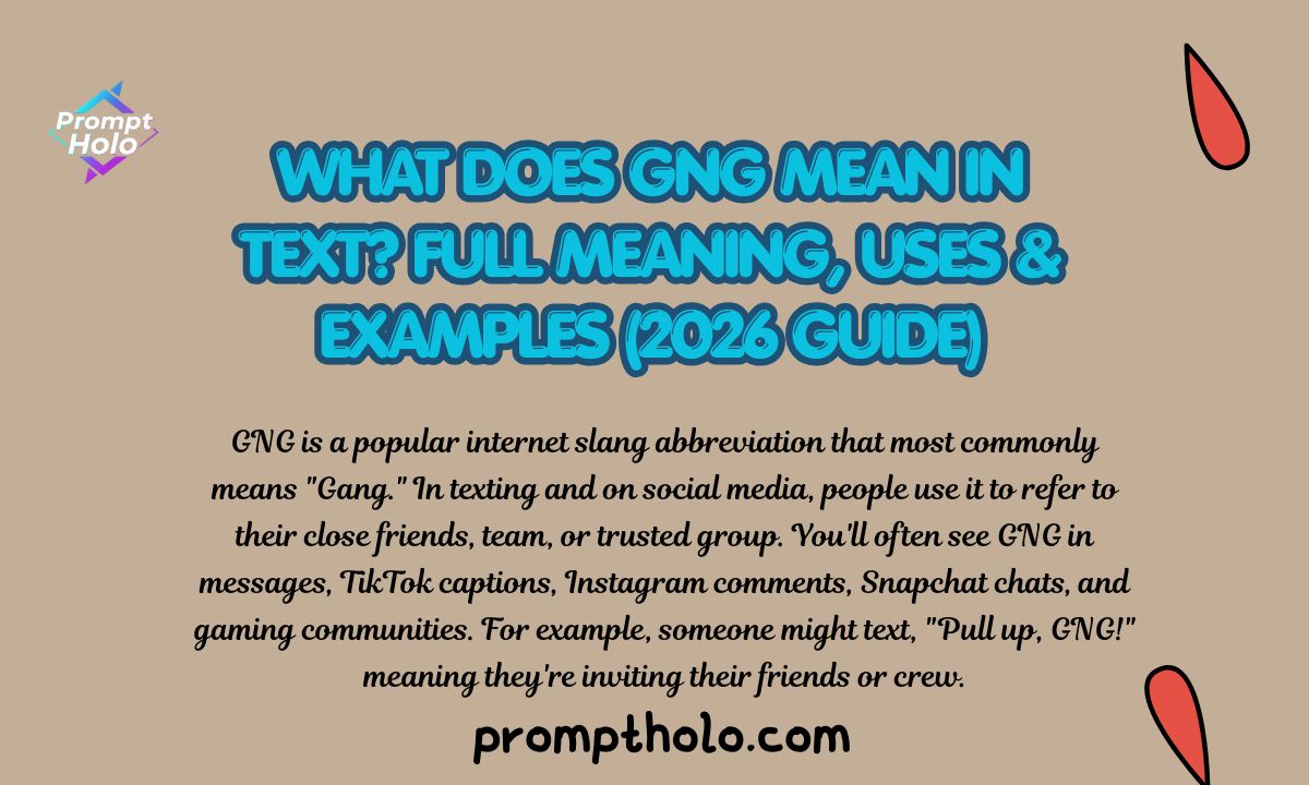 What Does GNG Mean in Text Full Meaning, Uses & Examples (2026 Guide)