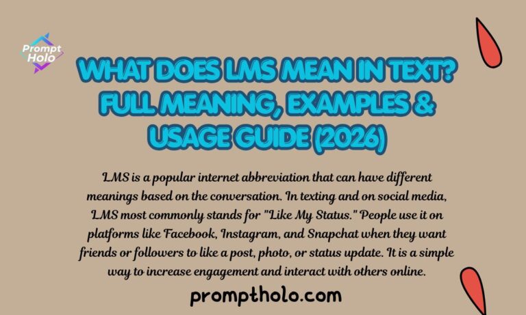 What Does LMS Mean in Text Full Meaning, Examples & Usage Guide (2026)