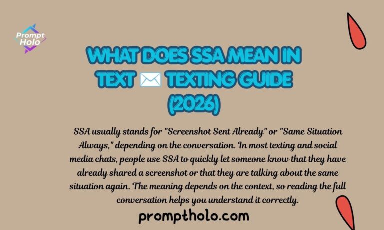 What Does SSA Mean in Text ✉️ Texting Guide (2026)