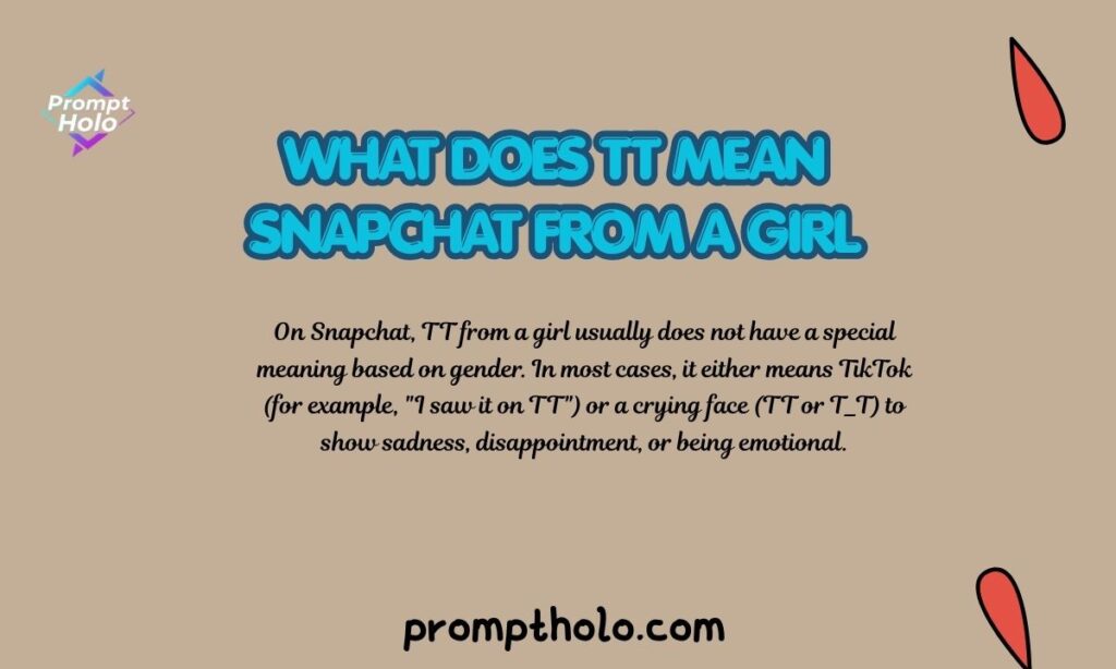 What Does TT Mean Snapchat From a Girl