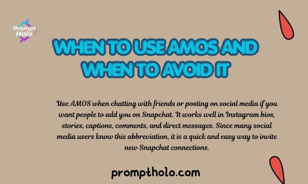 When to Use AMOS and When to Avoid It