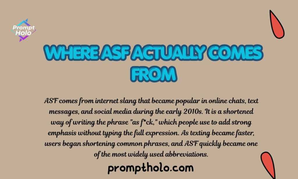 Where ASF Actually Comes From