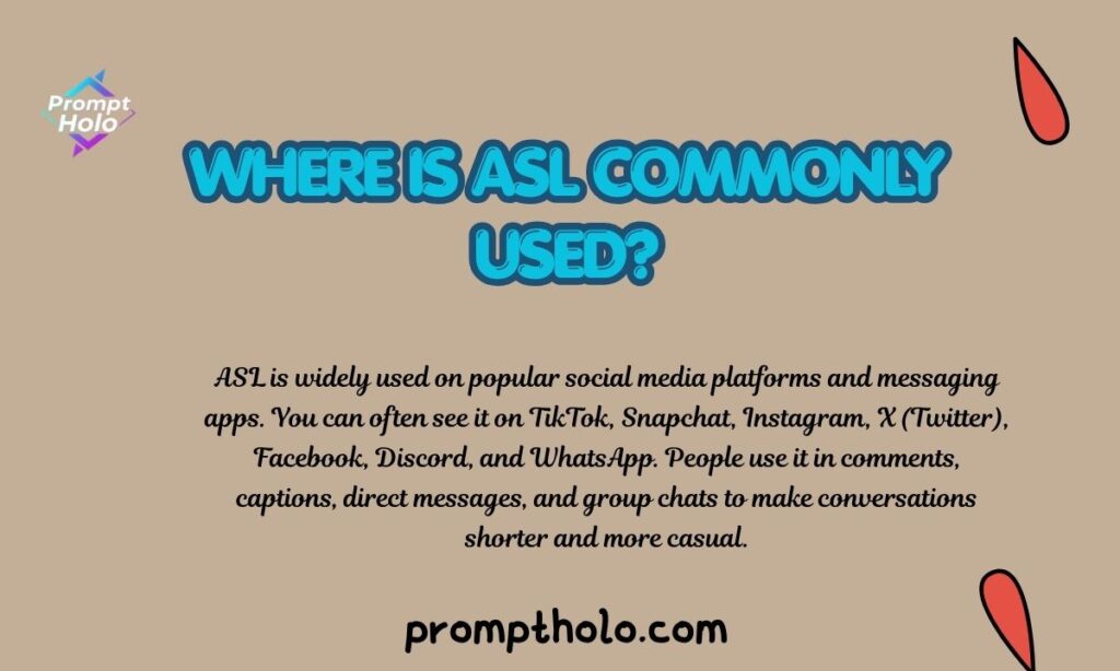Where Is ASL Commonly Used