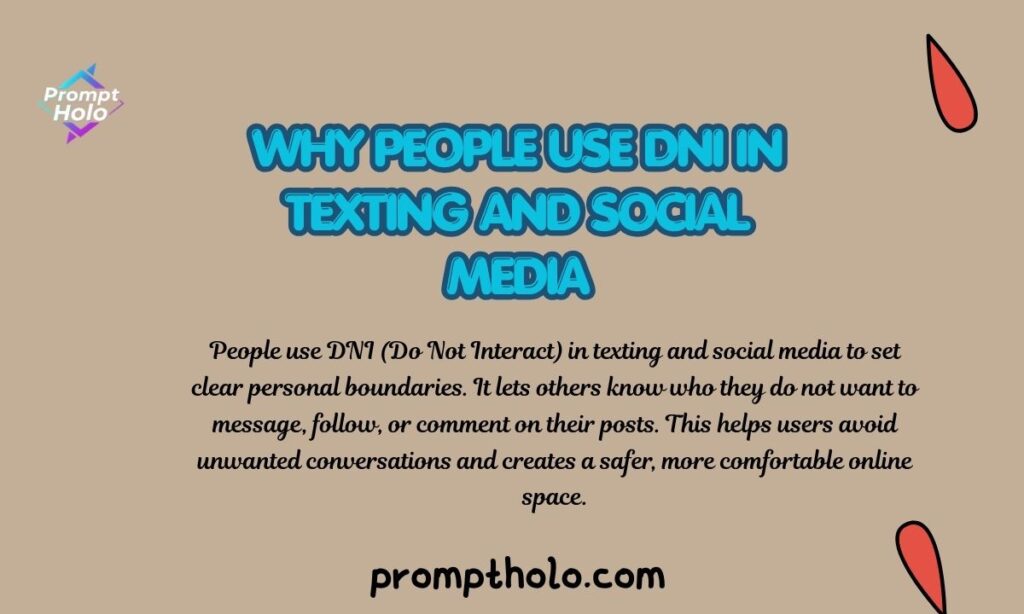 Why People Use DNI in Texting and Social Media