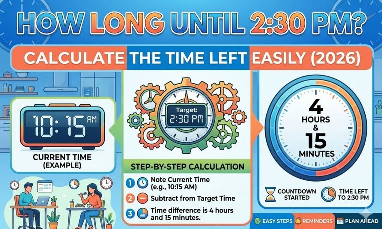 How Long Until 230 PM Calculate the Time Left Easily (2026) 
