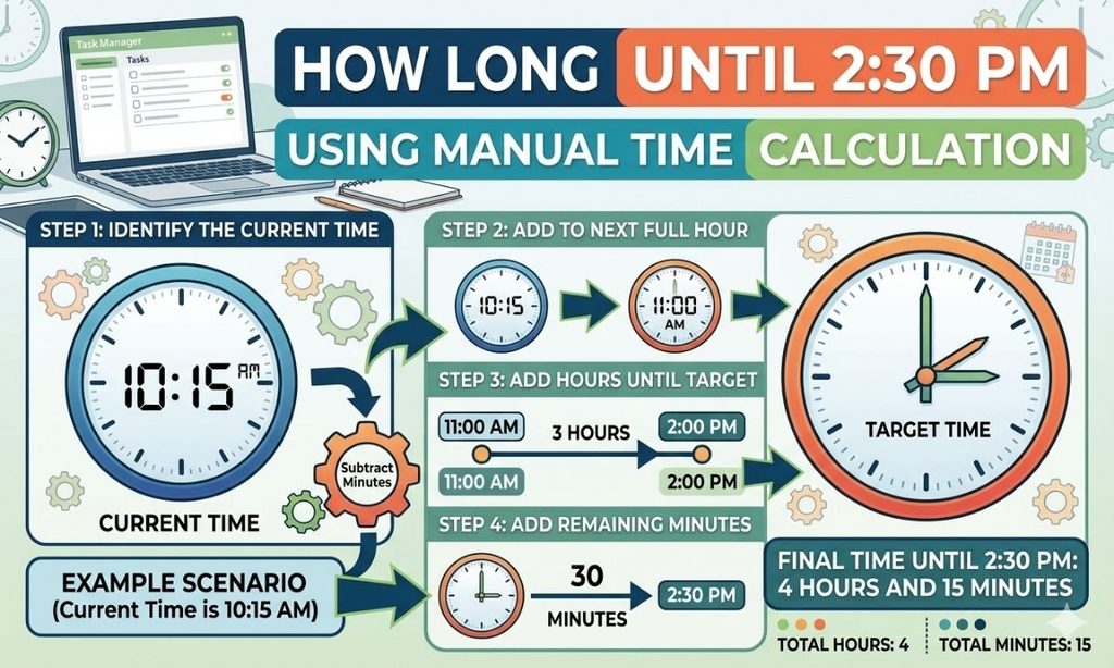 How Long Until 230 PM Using Manual Time Calculation (1)