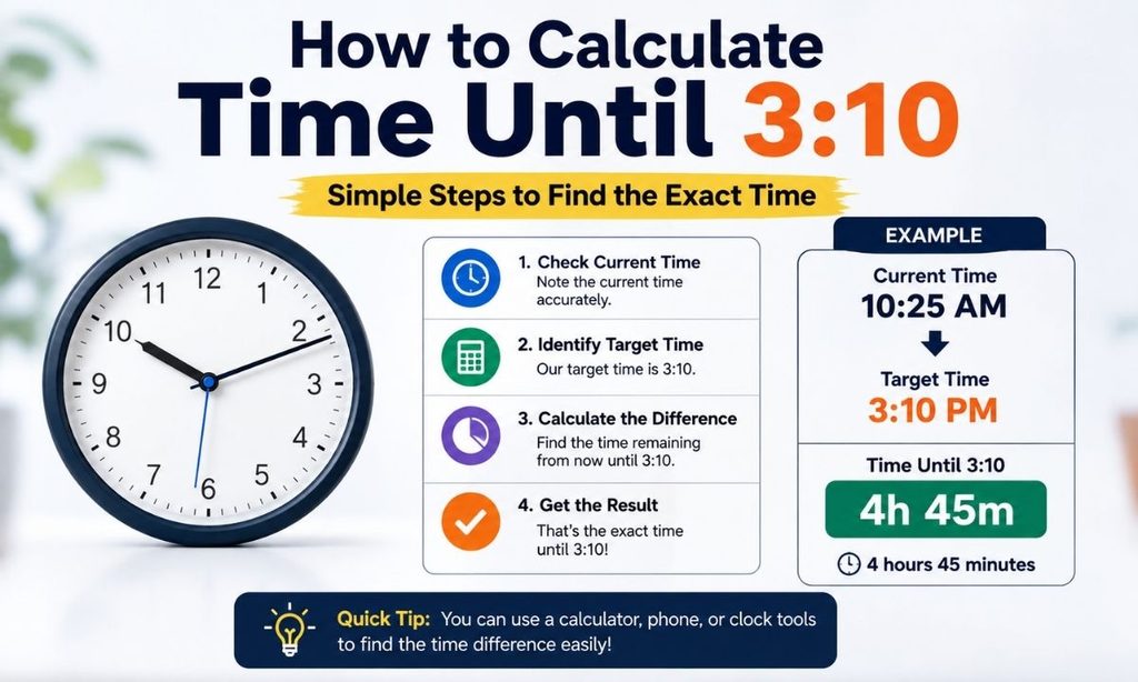 How to Calculate Time Until 310