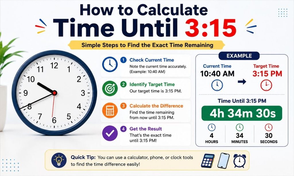 How to Calculate Time Until 315