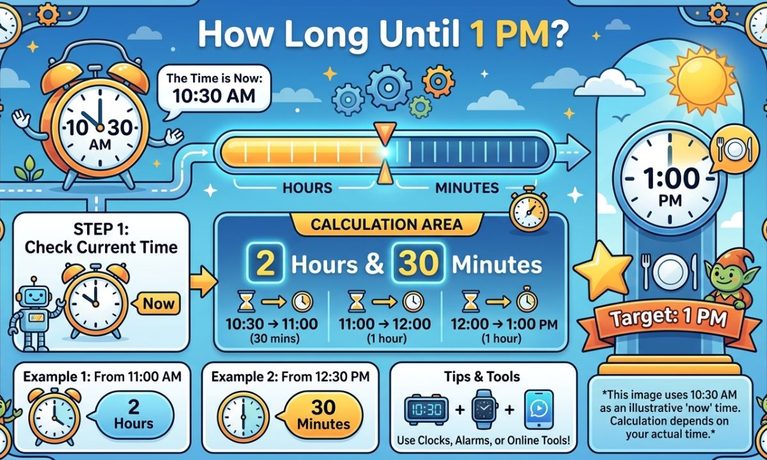 How Long Until 1 PM The Simple Way to Calculate It Every Time