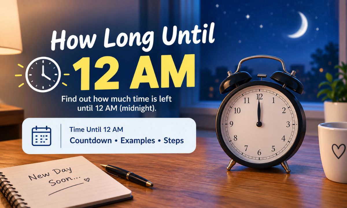 How Long Until 12 AM? Here's the Fastest Way to Find Out