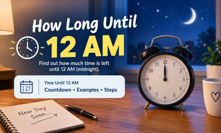 How Long Until 12 AM? Here's the Fastest Way to Find Out