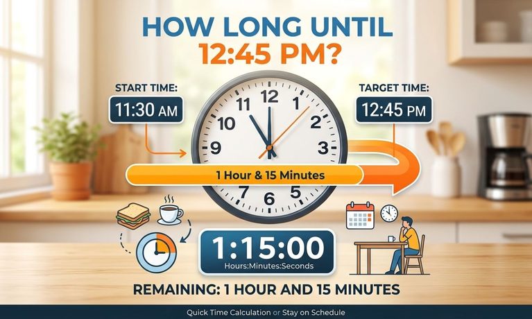 How Long Until 1245 PM Full Time Calculation Guide
