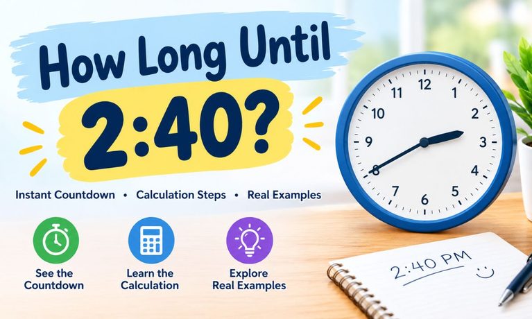 How Long Until 240 Quick Countdown Calculator and Time-Difference Guide