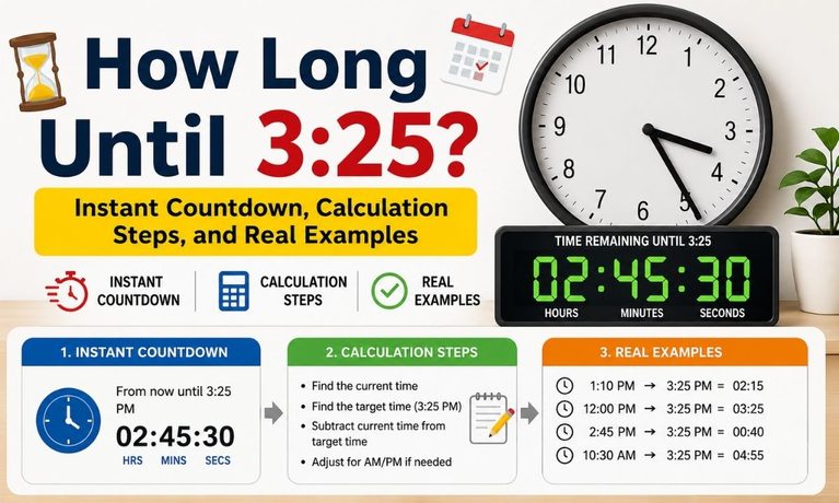 How Long Until 325 Instant Countdown, Calculation Steps, and Real Examples