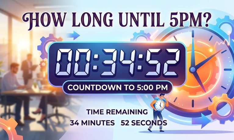 How Long Until 5PM The Simple Way to Calculate Any Countdown to 5PM