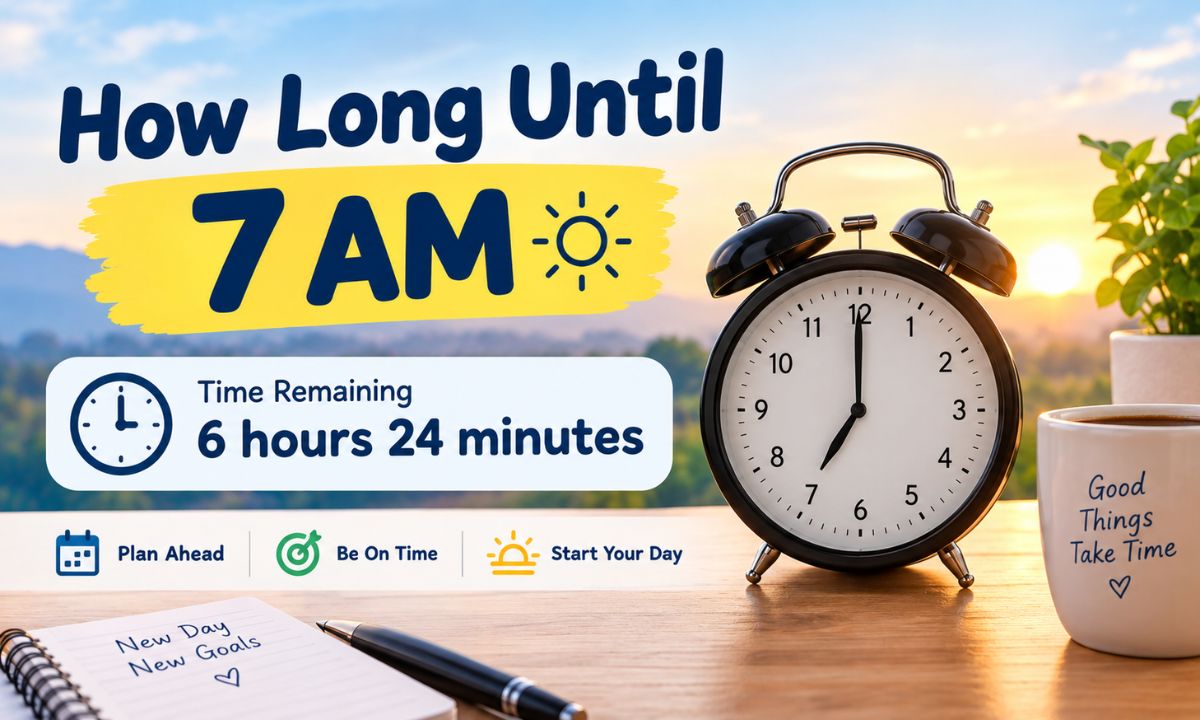 How Long Until 7AM Quick Time Calculator and Countdown Guide