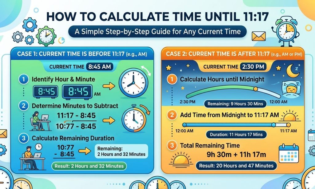 How To Calculate Time Until 1117
