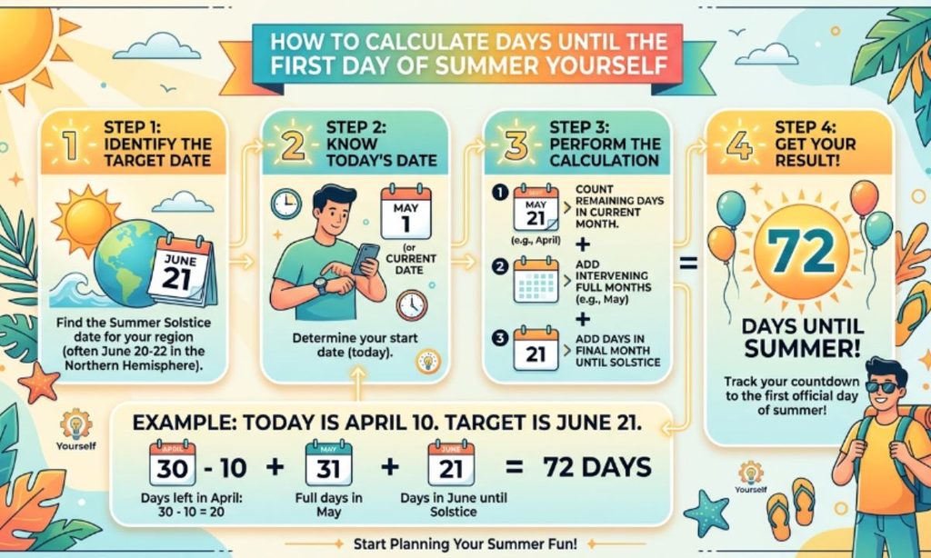 How to Calculate Days Until the First Day of Summer Yourself