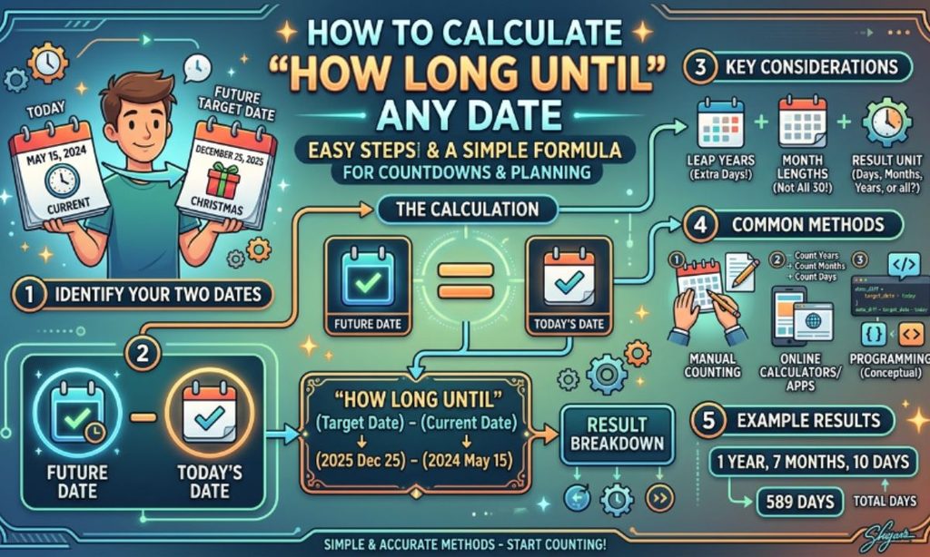 How to Calculate How Long Until Any Date