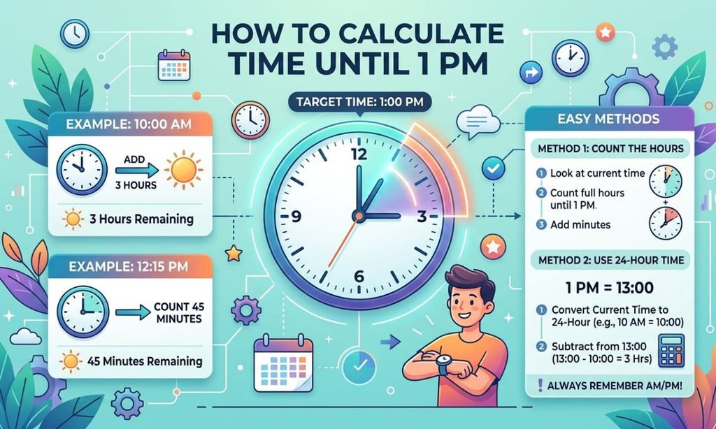 How to Calculate Time Until 1 PM (1)