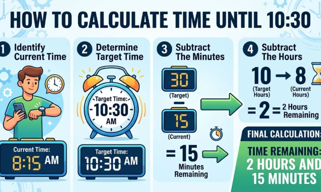 How to Calculate Time Until 1030