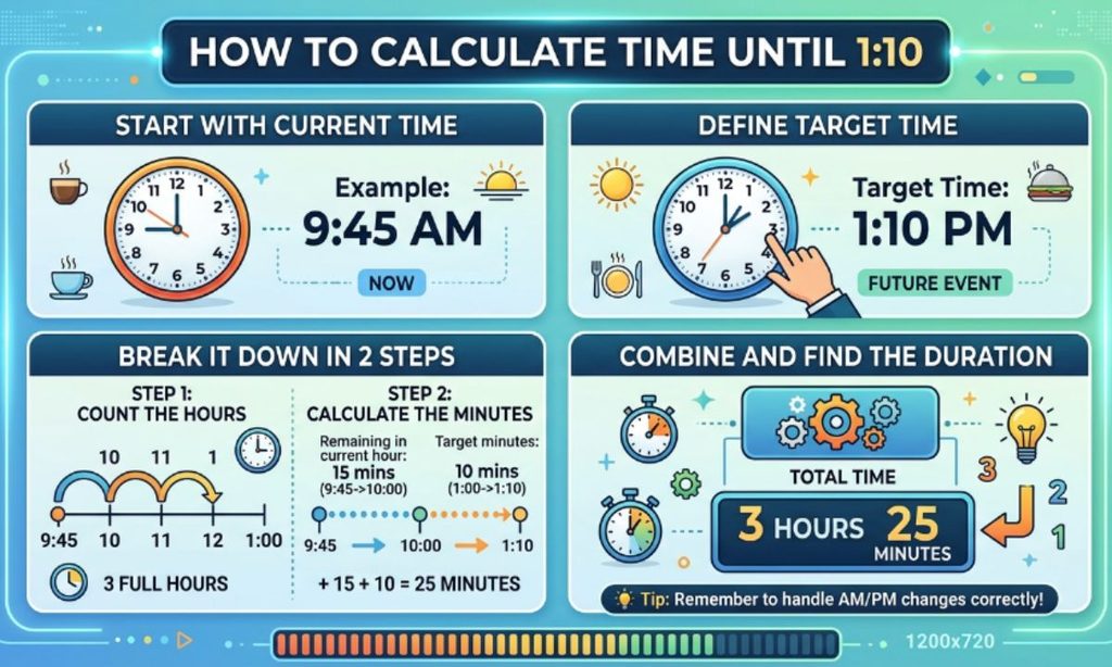 How to Calculate Time Until 110