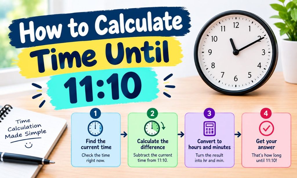 How to Calculate Time Until 1110