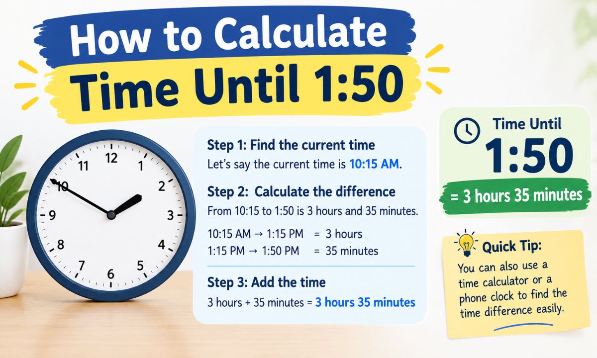 How to Calculate Time Until 150
