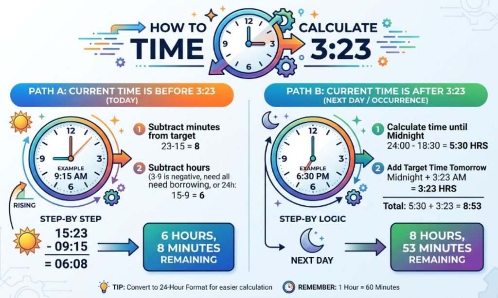 How to Calculate Time Until 323