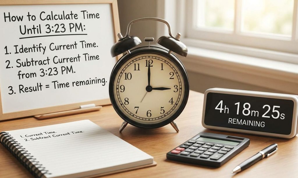 How to Calculate Time Until 323 PM