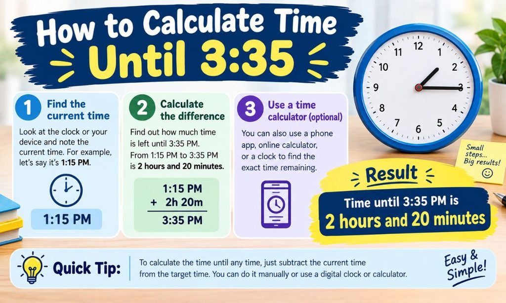 How to Calculate Time Until 335