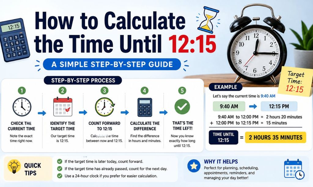 How to Calculate the Time Until 1215
