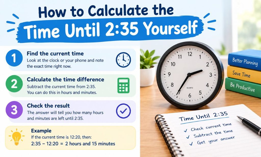 How to Calculate the Time Until 235 Yourself