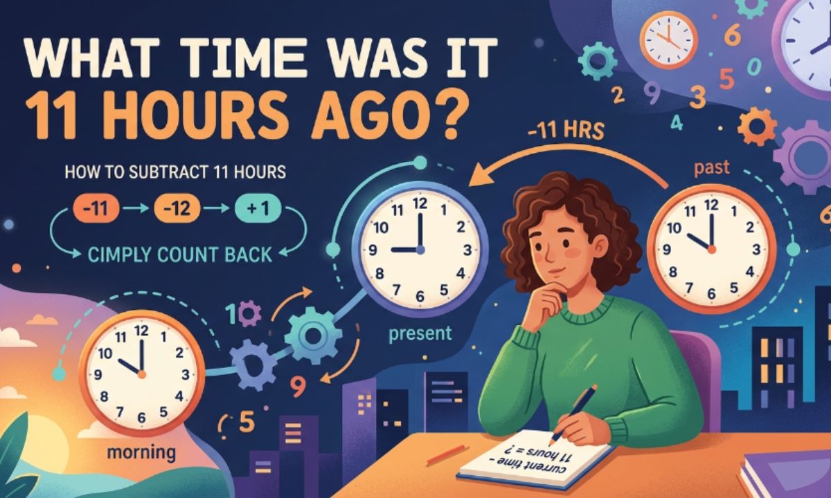 What Time Was It 11 Hours Ago A Complete Time Calculation Guide